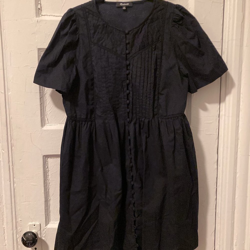 Madewell | Pintucked Mini Dress (size XS)